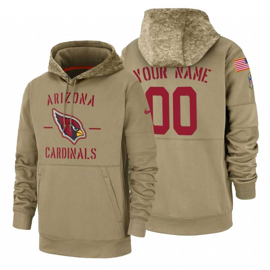 Arizona Cardinals Customized Nike Tan Salute To Service Name & Number Sideline Therma Pullover Hoodie,We sell and wholesale Arizona Cardinals Customized Nike Tan Salute To Service Name & Number Sideline Therma Pullover Hoodie on line form chian!